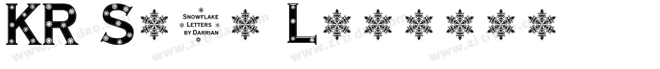 KR Star Letters字体转换
